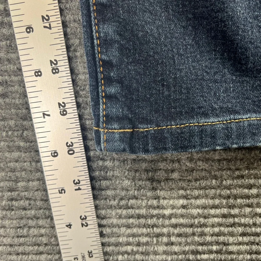 True Religion Ricky Relaxed Straight Jeans Mens 34x30 Dark Wash Blue Denim Pants